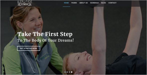 Gym HTML5 Website Theme