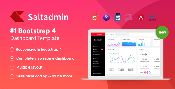 HTML5 Admin CSS3 Template