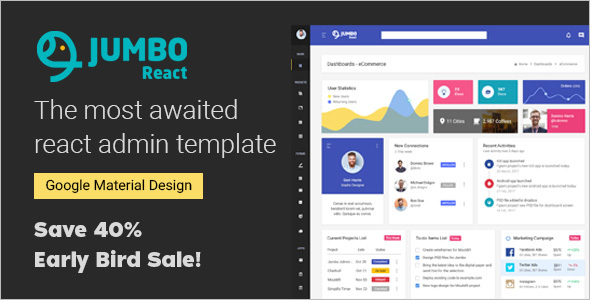 HTML5 Admin Dashboard Template