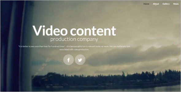 HTML5 Video Player Theme