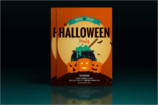 Halloween Poster Design PSD