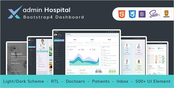 Health Care Admin HTML5 Template