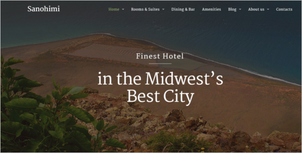 Hotel Room Booking HTML Template