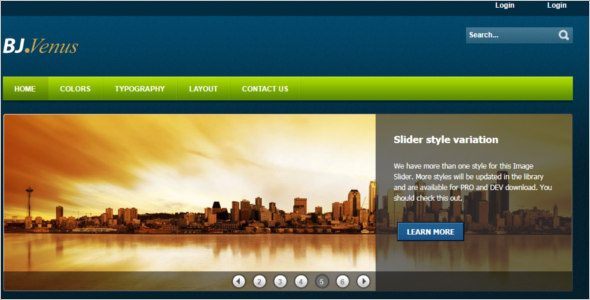 Joomla Cheap Template -$2