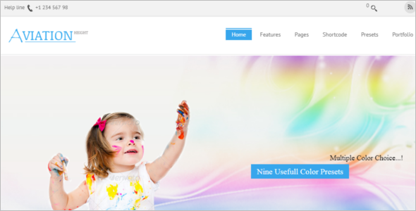 Kids School Joomla Template