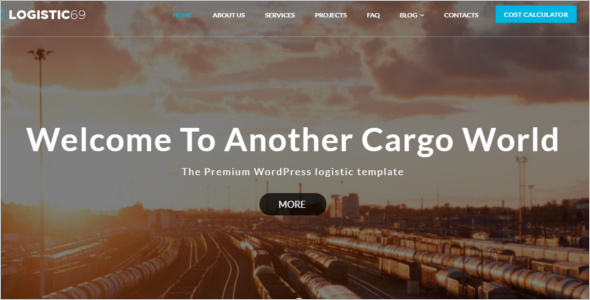 Logistics WordPress Website Theme