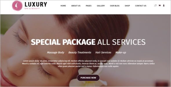 Luxury BeautyÂ Joomla Template