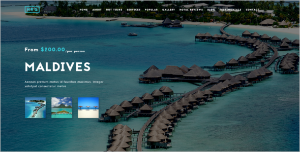 Luxury Travel Joomla Template