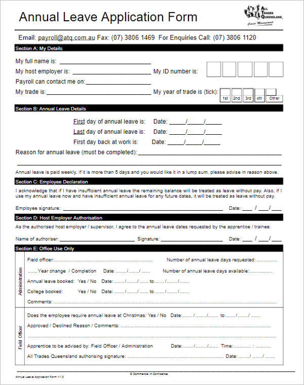 Maternity Leave Letter Template