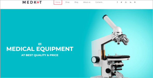 Medical Equipment HTML5 Template