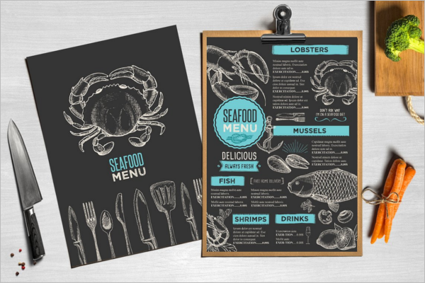 Menu Card Design IllustratorÂ 