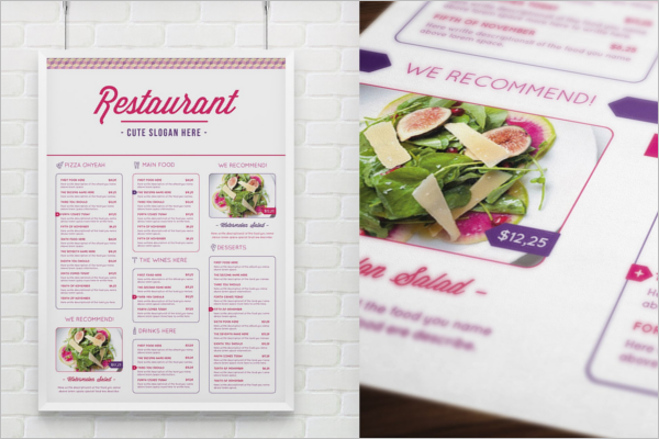 Menu PlaceÂ Card DesignÂ 