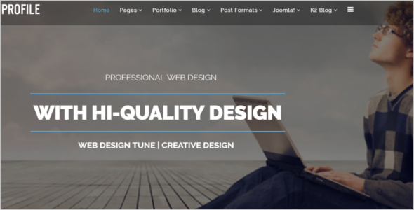 Mobile Friendly Joomla Personal Template