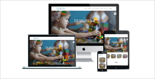 Mobile Friendly KidsÂ Joomla Template