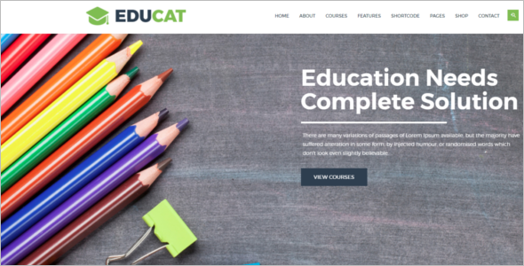 Modern School HTML Template