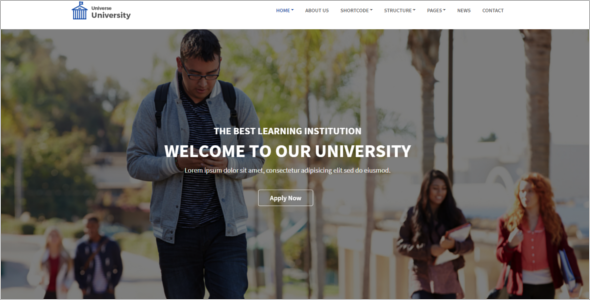 Modern University HTML5 Template