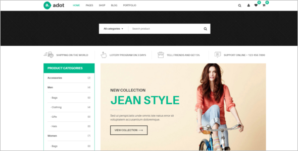 Modern eCommerce Joomla Template