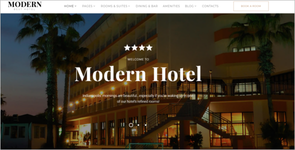 Multi Page Hotel Website Template