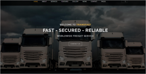 Multipurpose Logistics Website Template