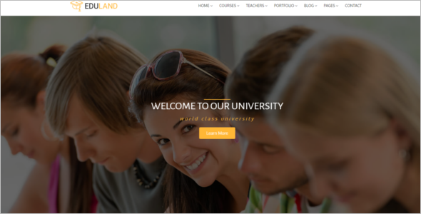 Open University Website Template