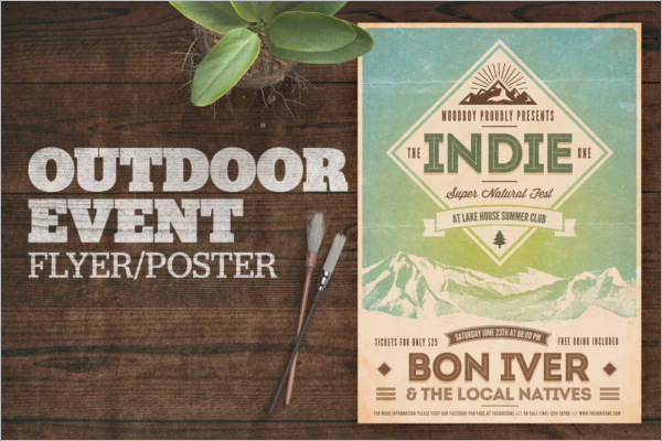 Outdoor Poster Template Photoshop