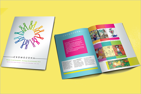 Painting Exhibition Brochure Sample