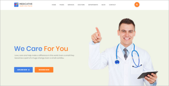 Patient Care HTML5 Template