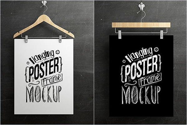 Poster Frame Mockup Design