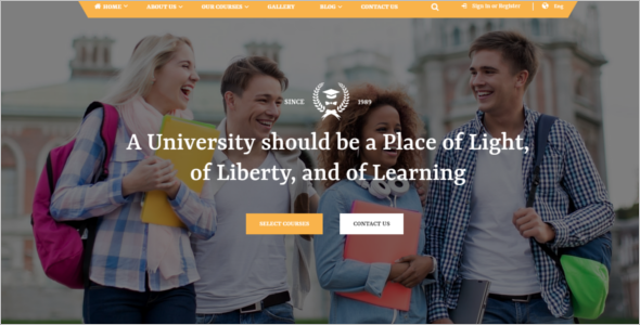 Premium University HTML5 Template