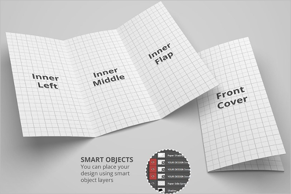 Printable Leaflet Mockup Template