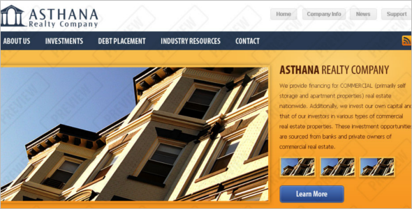 Real Estate Agency Joomla PSD Template