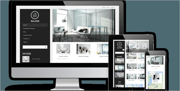 Real Estate Joomla Design Website Template