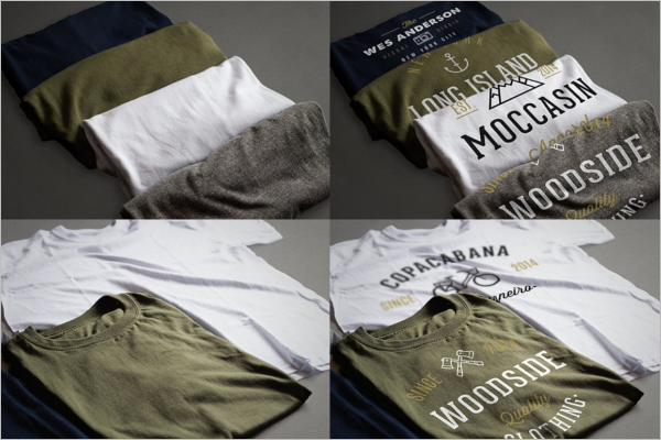 Realistic T-Shirt Mockup Design