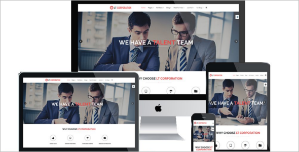 Responsive Corporation Joomla Template