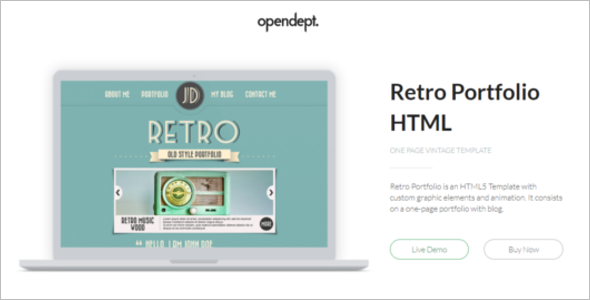 Retro Vintage HTML Template