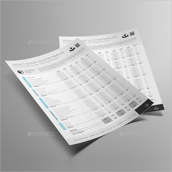 Sample Project Budget Template