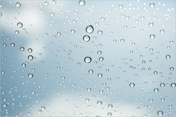 Sample Water Drop Texture Design