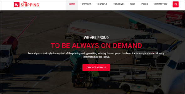 Shipping Logistics HTML5 Template