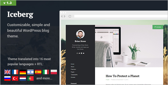 Simple Arabic WordPress Theme