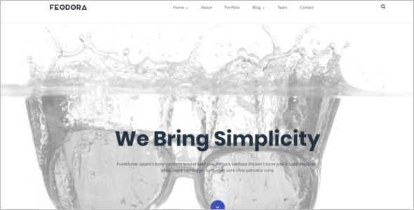 Simple Website WordPress Theme