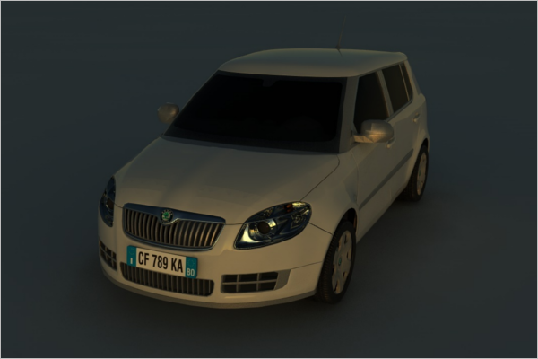 Skoda 3d model free