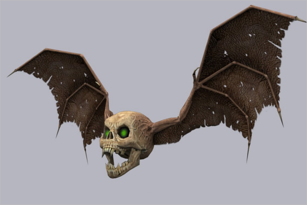 Skull 3D Tattoo Design