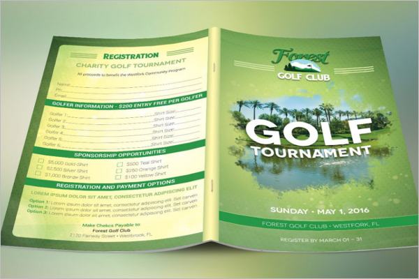 Sports Leaflet Brochure Design