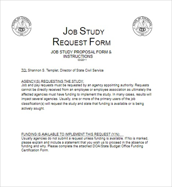 Study Proposal Template