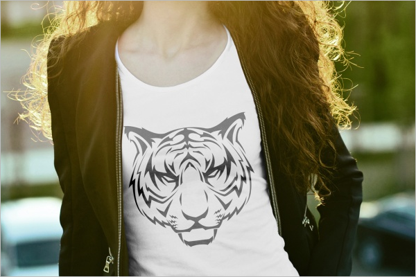 T-shirt mockup Sample Design