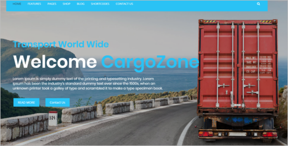 Transport Business HTML5 Template
