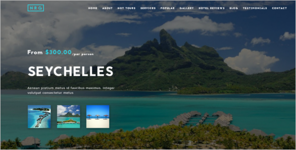 Travel AnimatedÂ  Joomla Template