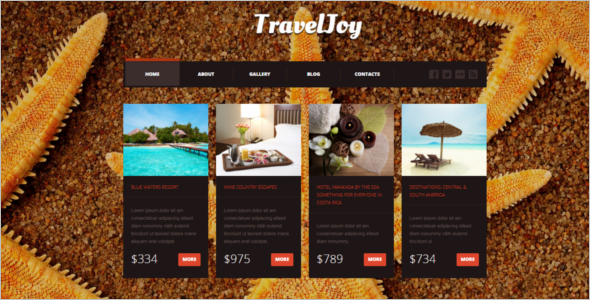 Travel Hotel Joomla Template