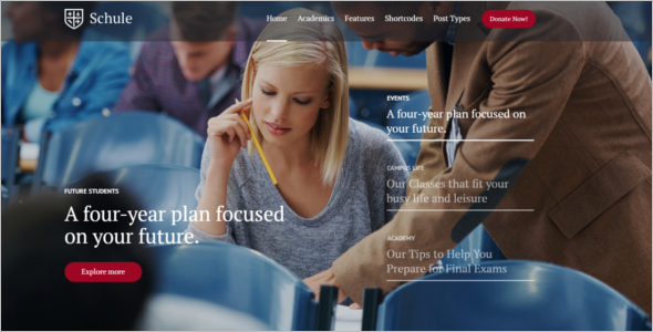 University & Education HTML5 Template