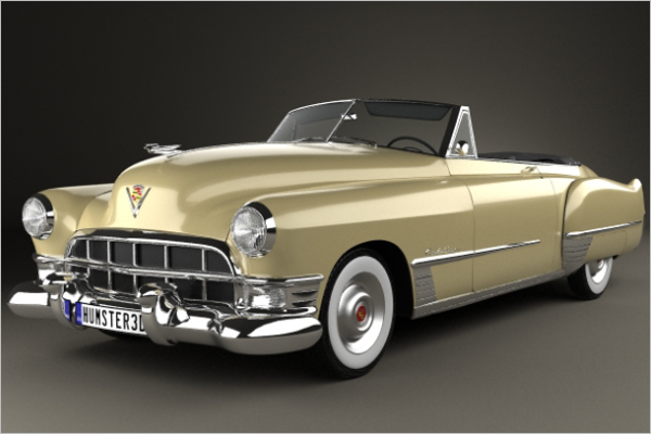 Vintage Car 3D Design